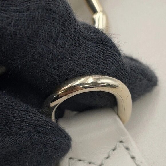 GUCCI Jackie Size Small Leather White 782849 - Picture 11 of 16